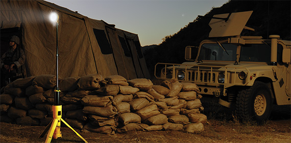 pelican products military usa made led tripod lights